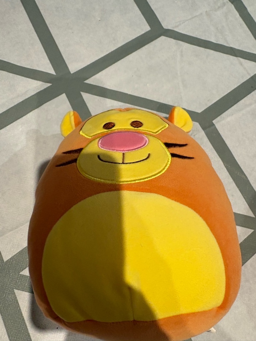 Squishmallows Orange Tiger Plush Pillow